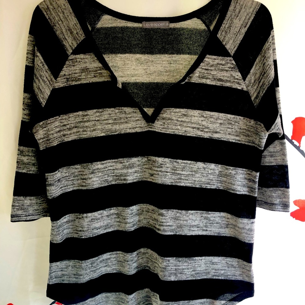 Loveappela quarter sleeve top.
